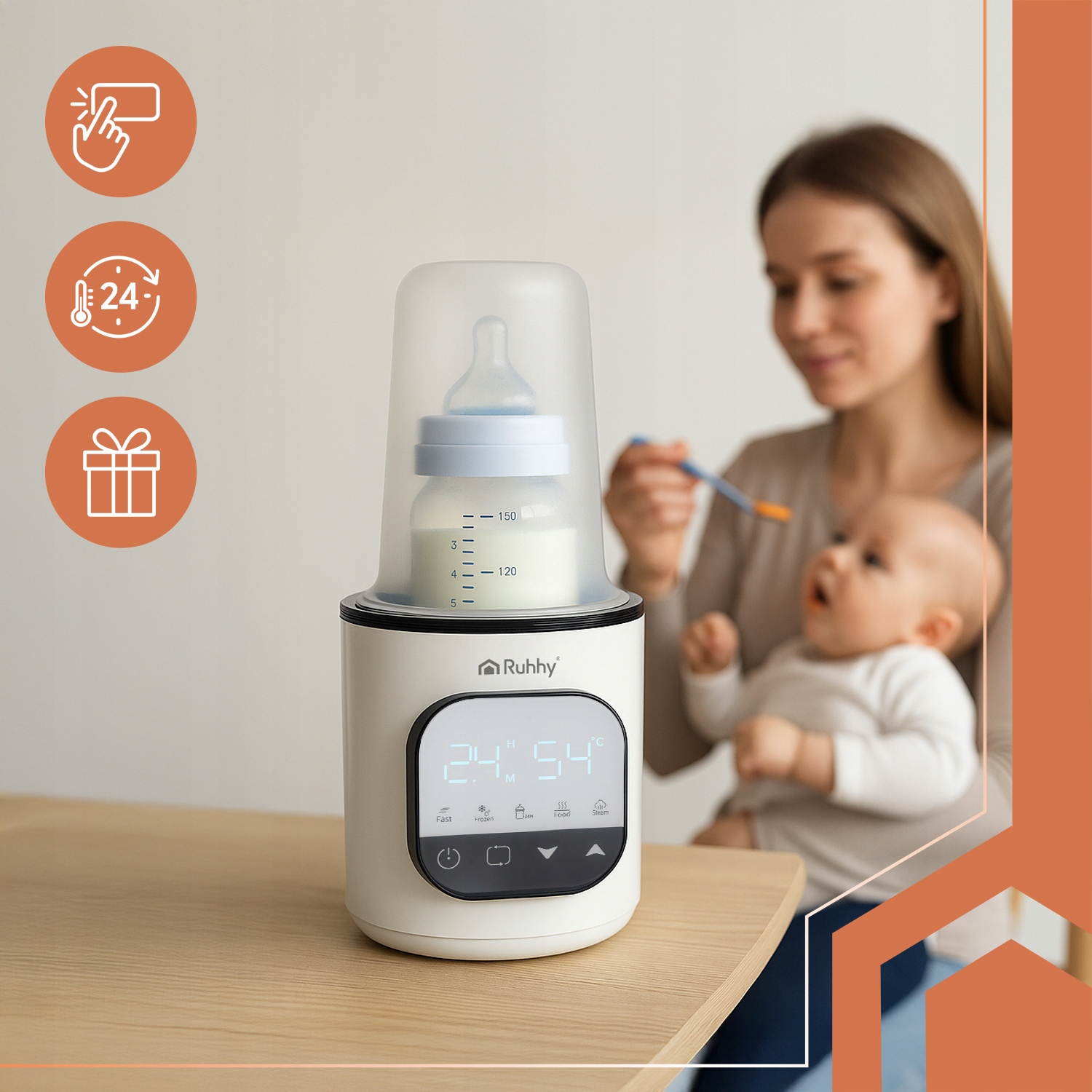 5in1 beebitoidu / lutipudeli soojendaja- steriliseerija - Image 2