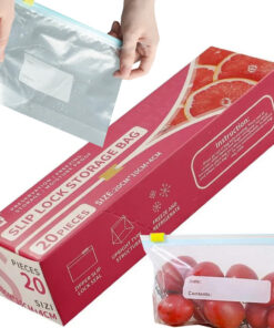 Taassuletavad säiltuskotid toidule / sügavkülmakotid 20tk