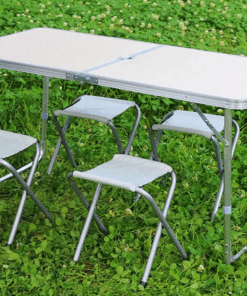 Alternative view of Kokkupandav matkalaud + 4 tooli