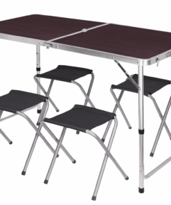 Alternative view of Kokkupandav matkalaud + 4 tooli