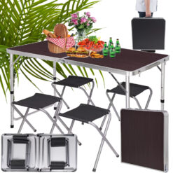 Kokkupandav matkalaud + 4