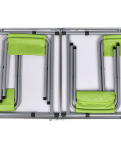 kokkupandav matkalaud 4 tooli 5