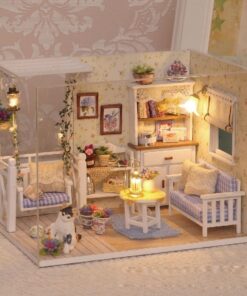 Minimaja meisterdamiskomplekt led valgustusega