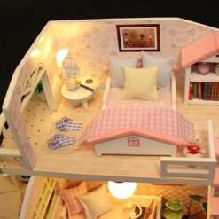 Minimaja meisterdamiskomplekt led valgustusega Soodukas.Com