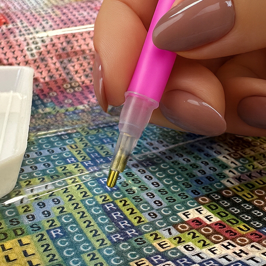 Teemanditikand - 5D teemantmosaiik "Hortensiad vaasis" - Image 5