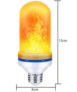 Dekoratiivne leegi efektiga LED lambipirn E27 1