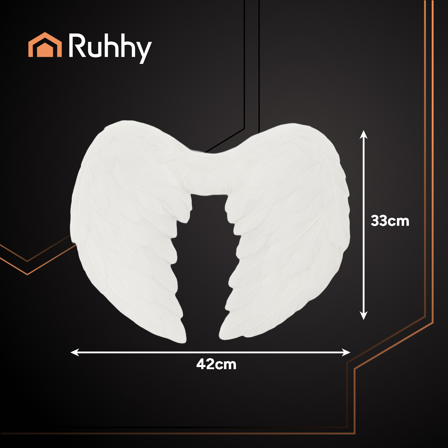 Ingli kostüüm - ingli tiivad + oreool – Soodukas.Com Ingli kostüüm - ingli tiivad + oreool - Image 2