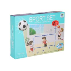 Alternative view of 2in1 spordikomplekt lastele - jalgpall + korvpall