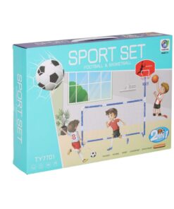 Alternative view of 2in1 spordikomplekt lastele - jalgpall + korvpall