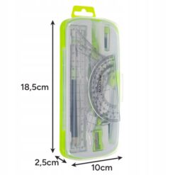 Sirklite ja joonlaudade komplekt - 10 osa Soodukas.Com