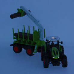 Kaugjuhitav traktor koos tõstuk-haagisega Soodukas.Com