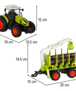 Kaugjuhitav traktor koos tostuk haagisega 12