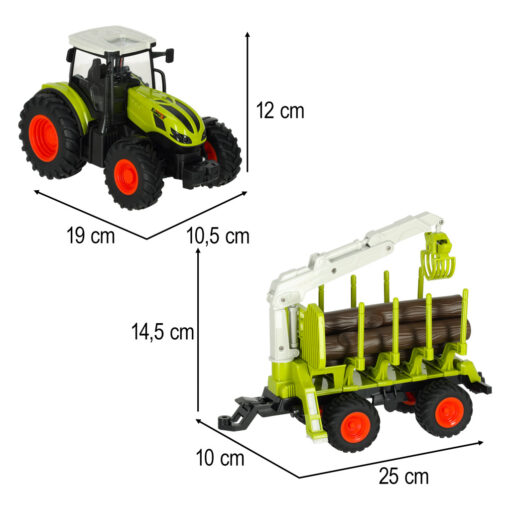 Kaugjuhitav traktor koos tõstuk-haagisega - Image 13