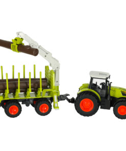 Kaugjuhitav traktor koos tostuk haagisega 3