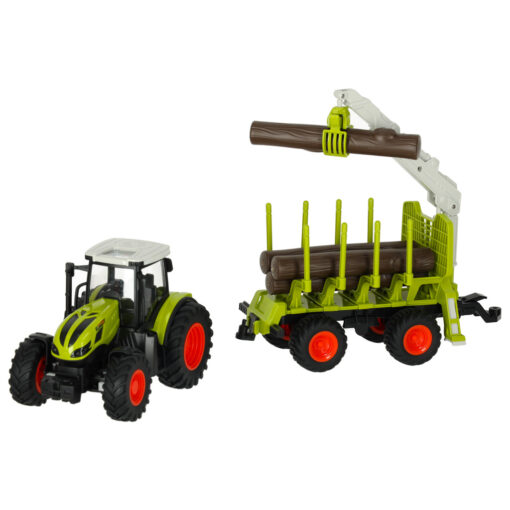 Kaugjuhitav traktor koos tõstuk-haagisega - Image 6