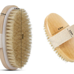 Kehamassaaži hari naturaalsete harjastega Soodukas.Com