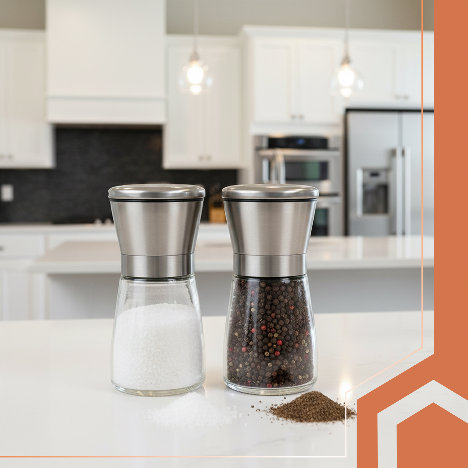Klaasist soola- ja pipraveski komplekt - Image 3
