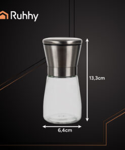 Klaasist soola ja pipraveski komplekt 4