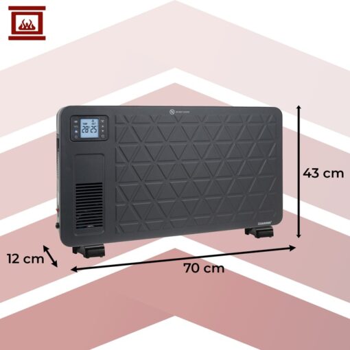 Konvektsioonradiaator - 2300W nutikas elektriradiaator WiFi ja puldiga - Image 10