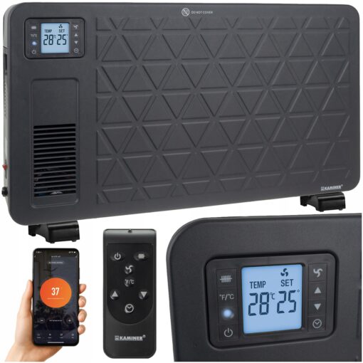 Konvektsioonradiaator - 2300W nutikas elektriradiaator WiFi ja puldiga