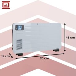 Konvektsioonradiaator - 2300W nutikas elektriradiaator WiFi ja puldiga Soodukas.Com