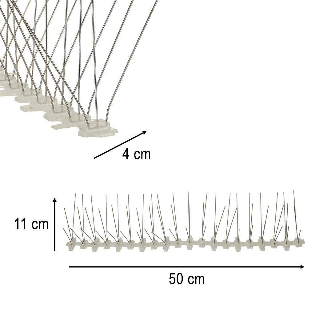 Metallist linnupiigid 50cm - roostevabade ogadega linnutõke - Image 4