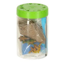 LED valgustusega mini-terraarium taimede ja dinosaurustega Soodukas.Com