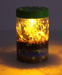 Mini terraarium dinosauruste ja LED valgustusega 13