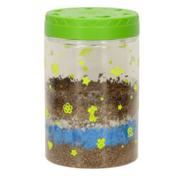 LED valgustusega mini-terraarium taimede ja dinosaurustega Soodukas.Com