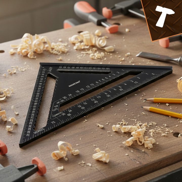 Nurgik puusepale 30 × 30 cm (Johnsoni kolmnurk) - Image 4