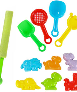 Rannamänguasjade komplekt - liivakasti mänguasjad + veepüss