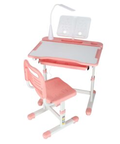 Alternative view of Reguleeritav laste kirjutuslaud ja tool + LED lamp ja lisad