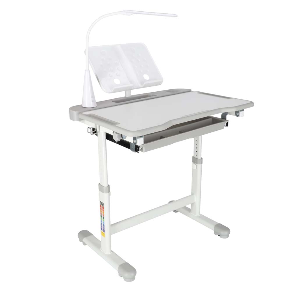 Reguleeritav laste kirjutuslaud ja tool + LED lamp ja lisad - Image 8