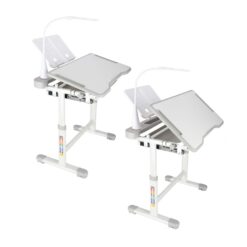 Reguleeritav laste kirjutuslaud ja tool + LED lamp ja lisad Soodukas.Com
