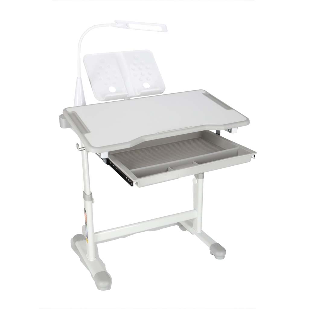 Reguleeritav laste kirjutuslaud ja tool + LED lamp ja lisad - Image 6