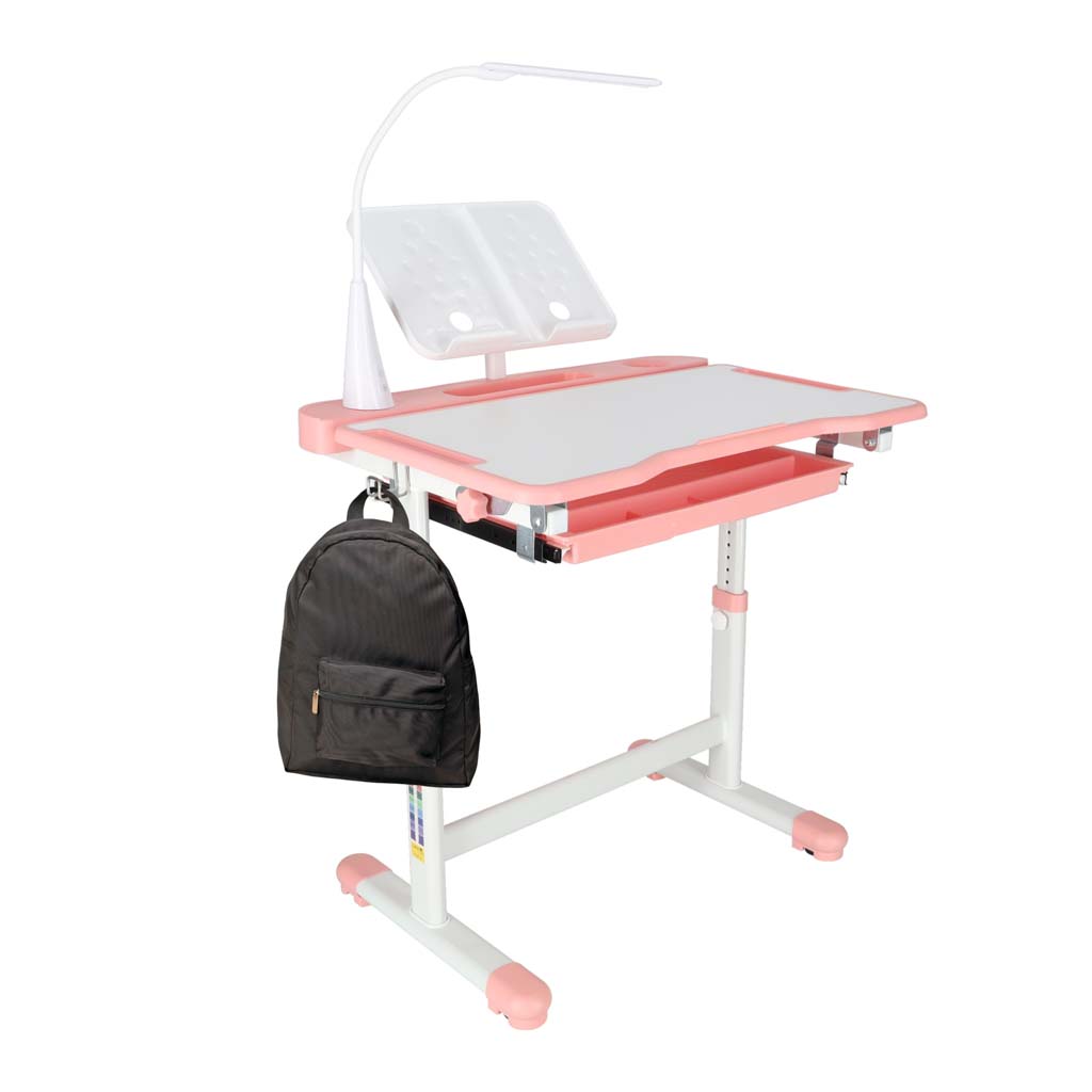 Reguleeritav laste kirjutuslaud ja tool + LED lamp ja lisad - Image 10