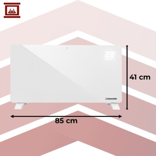 Elektriradiaator 2300–2500W - klaasradiaator WiFi ja kaugjuhtimisega - Image 12