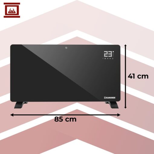 Elektriradiaator 2300–2500W - klaasradiaator WiFi ja kaugjuhtimisega - Image 12