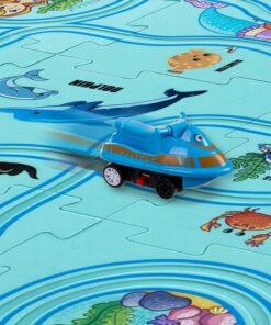 Alternative view of Rajapusle - isesõitvate autodega mängumatt 