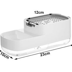 Nõudepesuvahendi dosaator - 2in1 nõudepesusvammi hoidik Soodukas.Com