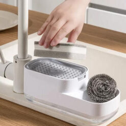 Nõudepesuvahendi dosaator - 2in1 nõudepesusvammi hoidik Soodukas.Com