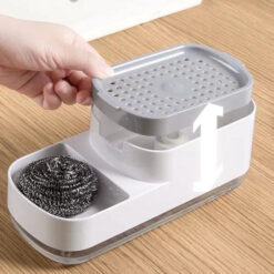 Nõudepesuvahendi dosaator - 2in1 nõudepesusvammi hoidik Soodukas.Com