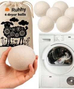Kuivatipallid 6tk - pesukuivati villapallid