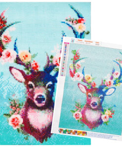 Alternative view of Teemanditikand / teemantmosaiik "Hirv"