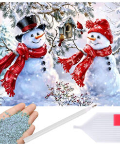 Teemanditikand / teemantmosaiik "Lumememmed"