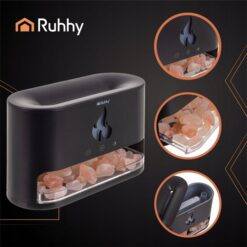 Aroomidifuuser - õhuniisutaja valgustuse ja soolakristallidega Soodukas.Com