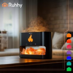 Aroomidifuuser - õhuniisutaja valgustuse ja soolakristallidega Soodukas.Com