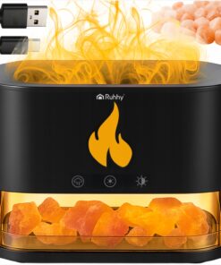 Aroomidifuuser - õhuniisutaja valgustuse ja soolakristallidega