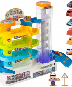 Liftiga parkimismaja + autod