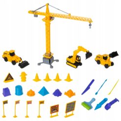 Mängukomplekt kineetilise liiva ja ehitusmasinatega Soodukas.Com